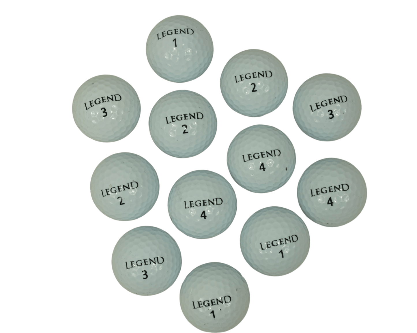 Legend golfballen 12pc wit - Reswing