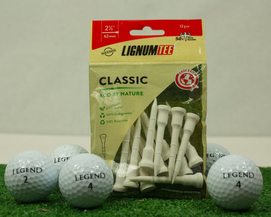 Lignum classic Golf tees 12pc - Reswing