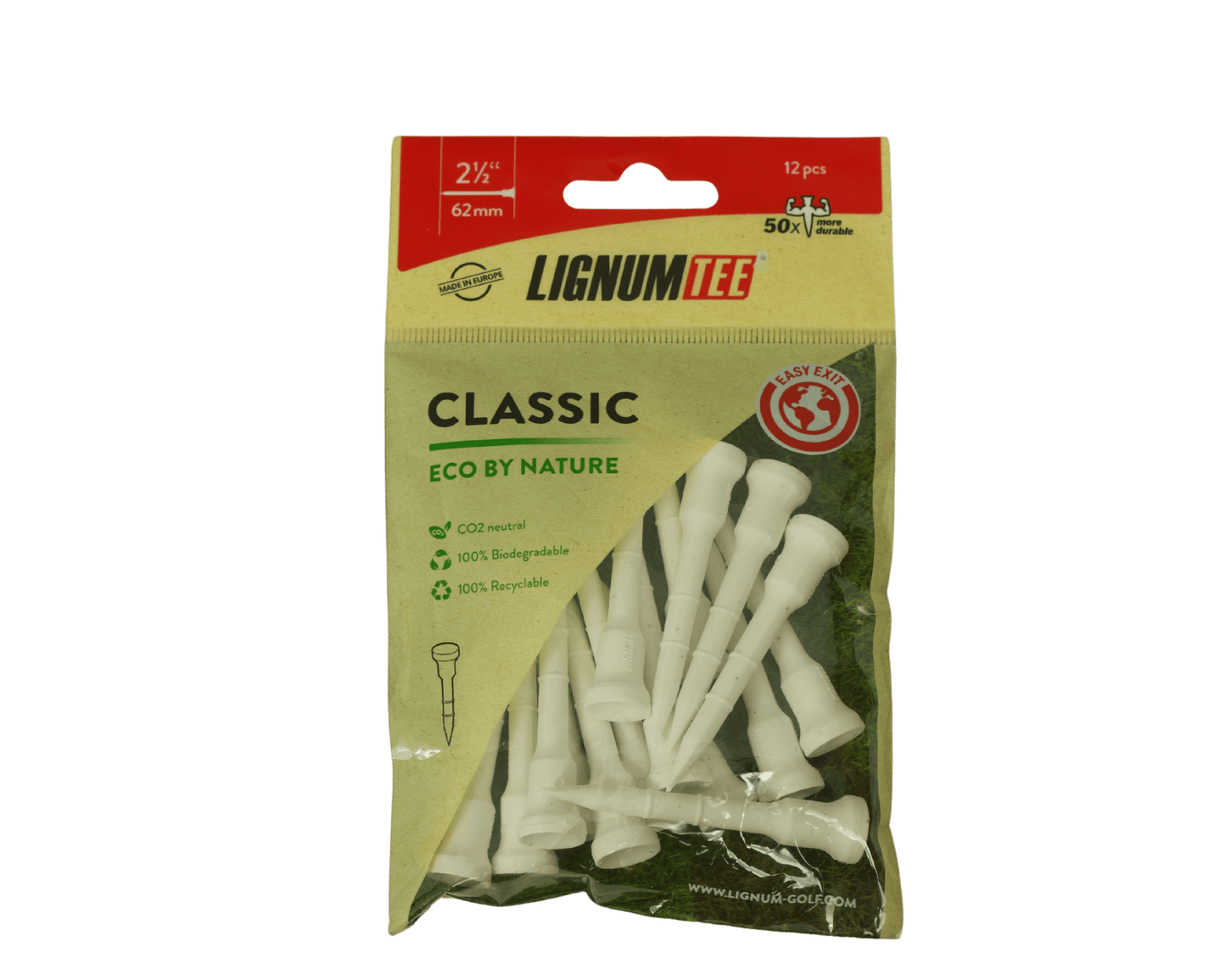 Lignum classic Golf tees 12pc - Reswing